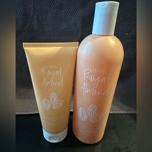 Jafra Royal Almond Bath & Body Set - body oil and body wash with vitamin E New